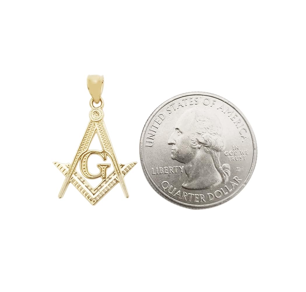 超希少 メイソン協会正規品 10K ダイヤ フリーメイソン ペンダント Amazon | AMZ Jewelry フリーメイソンペンダント 10K イエロー